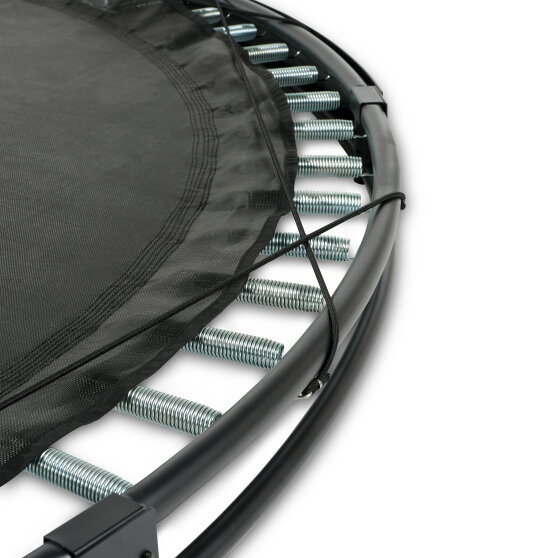 EXIT InTerra ground-level sports trampoline 10ft - black