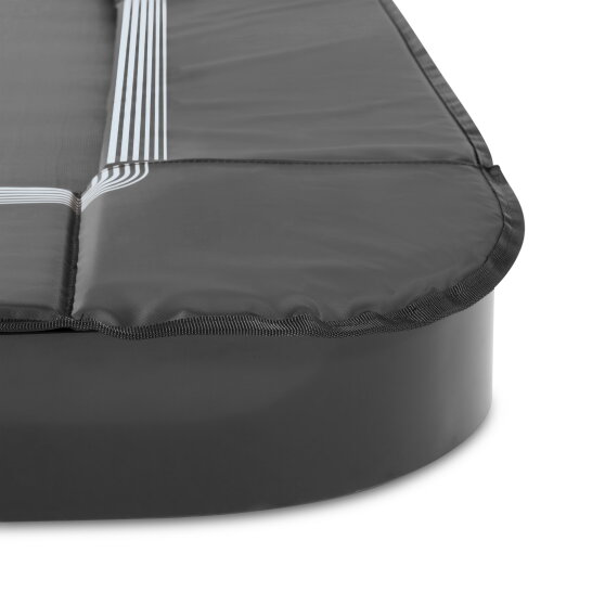 EXIT InTerra ground-level sports trampoline 8x12ft - black