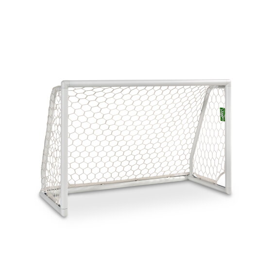 EXIT Scala aluminium football goal 4x2.6ft - white