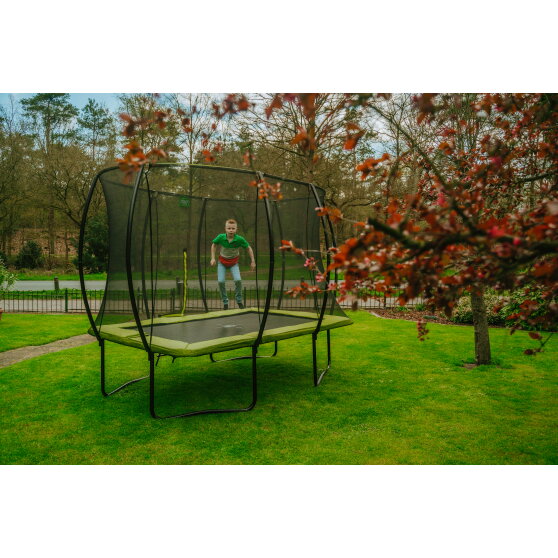 EXIT Silhouette trampoline 8x12ft - green