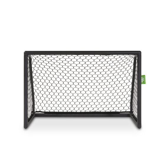 EXIT Scala aluminium football goal 4x2.6ft - black