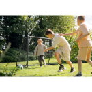 EXIT Scala aluminium football goal 6x4ft - black