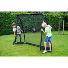 EXIT Coppa steel football goal 7x5.6ft - black