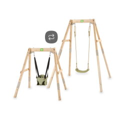 EXIT Silvi wooden swing that grows with you