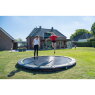 EXIT Silhouette Ground Sports Trampoline 14ft - Black