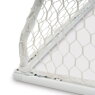 EXIT Scala aluminium football goal 6x4ft - white