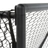 EXIT Scala aluminium football goal 4x2.6ft - black