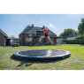 EXIT Silhouette Ground Sports Trampoline 14ft - Black