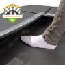 EXIT InTerra ground-level sports trampoline 7x10ft - black